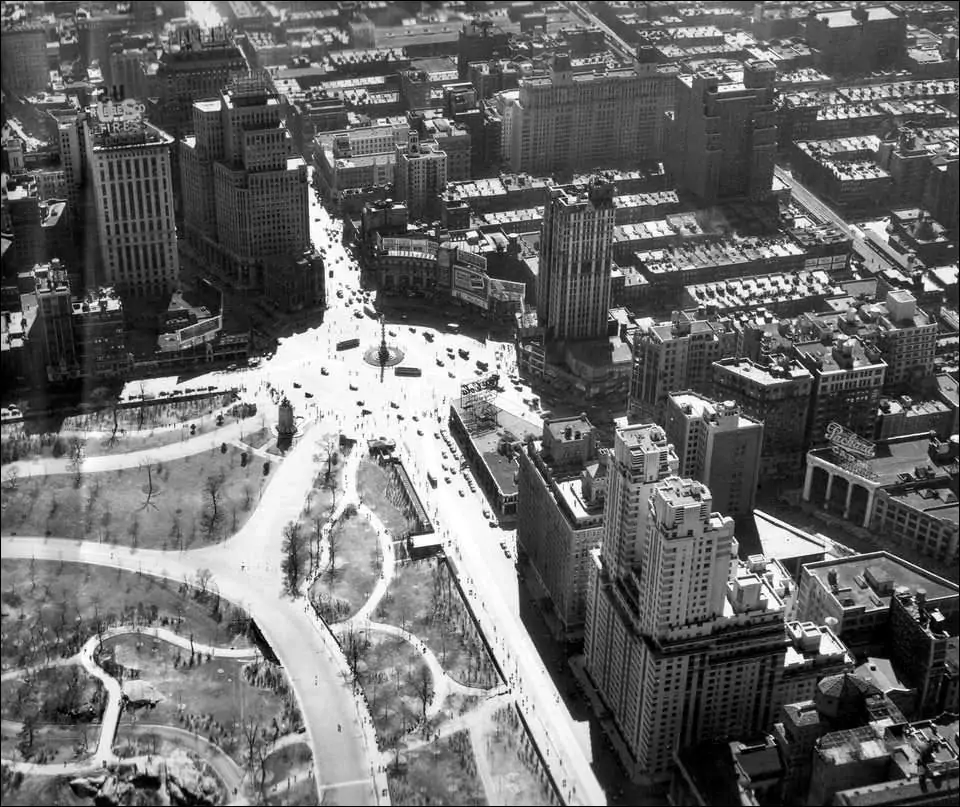 Площадь Колумба, Нью-Йорк, 1933 год