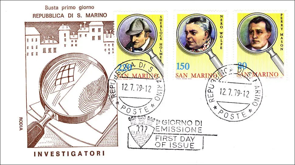 Конверт с марками Сан-Марино